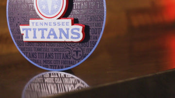 Tennessee Titans CRAFT SERIES 3D Embossed Metal Wall Art