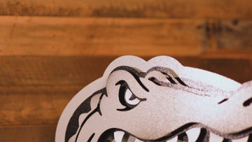 MONOCHROME - Florida Gators "GATOR HEAD"  3D Vintage Metal Wall Art