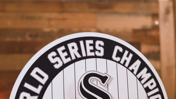 Chicago White Sox DYNASTY - World Series  Wins w/ Replaceable Icon Plate 3D Vintage Metal Wall Art
