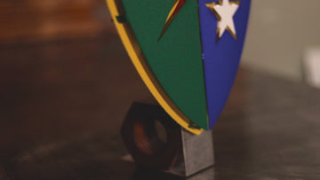 US Army 75th Regiment Rangers Shield 3D Vintage Metal Wall Art