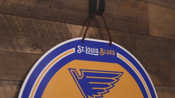 St. Louis Blues Personalized Monogram Metal Art