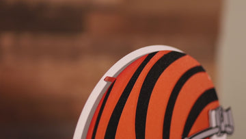 Cincinnati Bengals BLITZ Collection - 8 Layer Helmet 3D Vintage Metal Wall Art