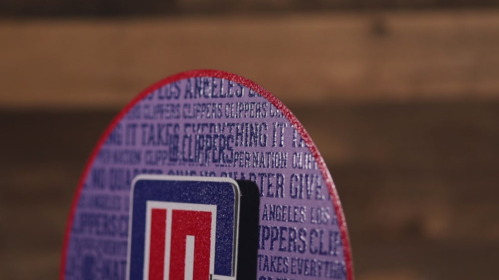 Los Angeles Clippers CRAFT SERIES 3D Embossed Metal Wall Art