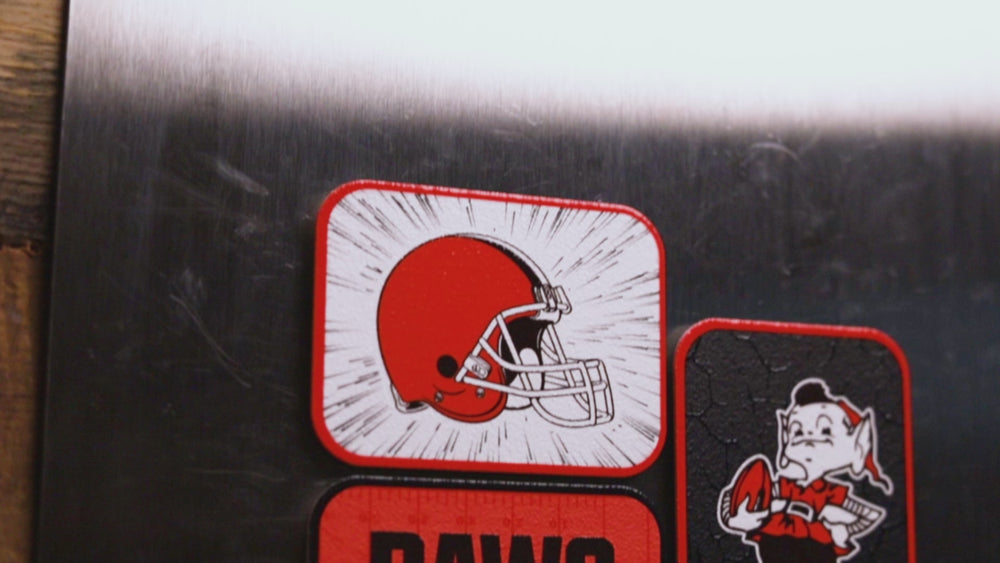 Cleveland Browns - SET of 3 Magnets