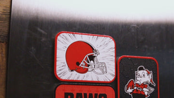 Cleveland Browns - SET of 3 Magnets