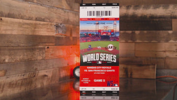 San Francisco Giants 2014 World Series Ticket Stub Single Layer Metal Wall Art