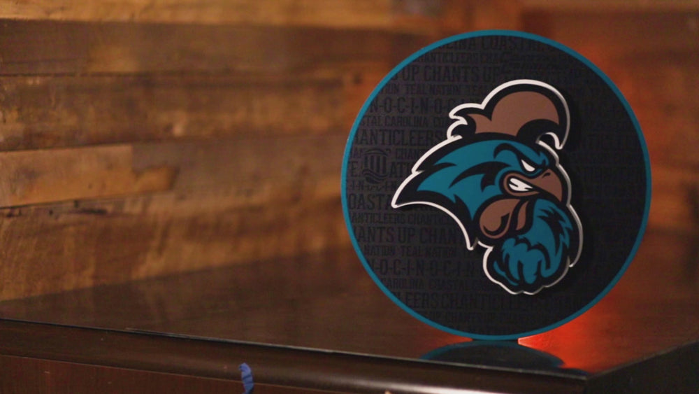 Coastal Carolina CRAFT SERIES 3D Embossed Metal Wall Art