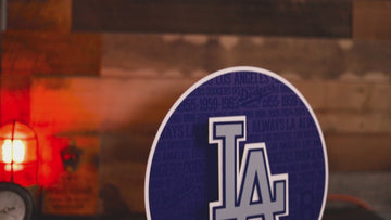 Los Angeles Dodgers CRAFT SERIES 3D Embossed Metal Wall Art