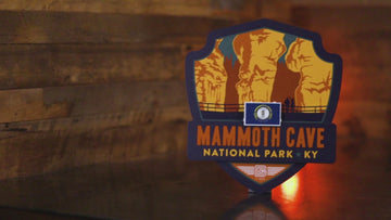 Mammoth Cave National Park Badge 3D Metal Wall Art