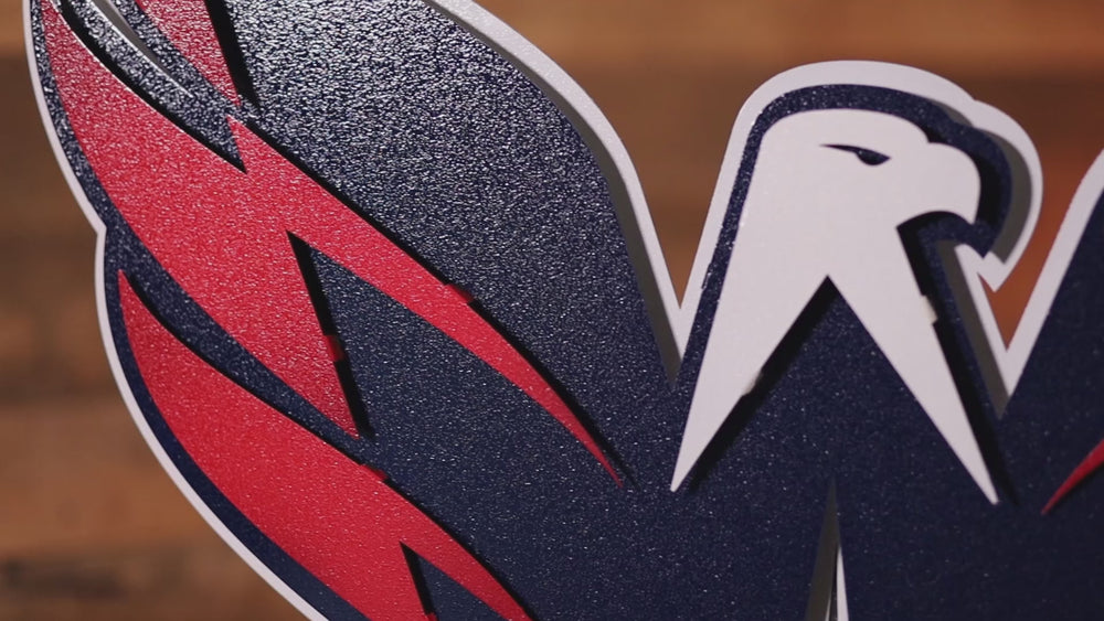 Washington Capitals "WEAGLE" 3D Vintage Metal Wall Art
