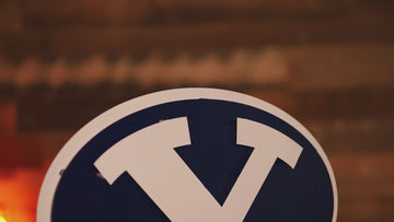 Brigham Young Cougars BYU "the Y" 3D Vintage Metal Wall Art