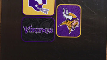 Minnesota Vikings - SET of 3 Magnets