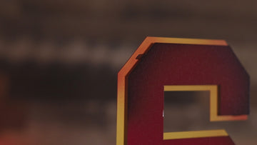 USC Southern California Trojans Interlocking "SC" 3D Metal Wall Art