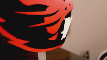 Oregon State Beaver 3D Metal Wall Art