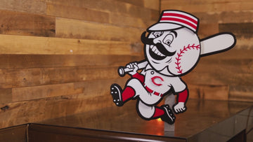 Cincinnati Reds Mr. Red 3D Metal Wall Art