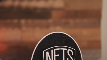 Brooklyn Nets CRAFT SERIES 3D Vintage Metal Wall Art