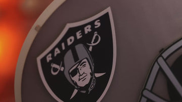 Las Vegas Raiders BLITZ Collection - 8 Layer Helmet 3D Vintage Metal Wall Art