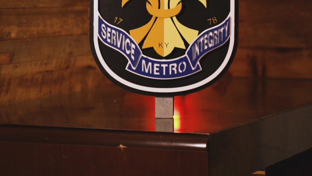 Louisville Metro Police Badge PERSONALIZED