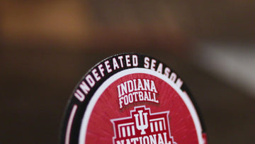 Indiana Hoosiers Official 2025 National Champions "Double Play" On the Shelf or on the Wall Art