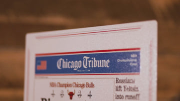 Chicago Tribune Bulls 1996 NBA FINALS Front Page - JUNE 17, 1996