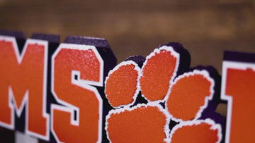 Clemson Classic 3D Vintage Metal Wall Art