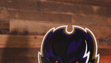 Baltimore Ravens "Raven Head" 3D Metal Wall Art