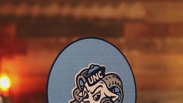 North Carolina Tar Heels CRAFT SERIES 3D Embossed Metal Wall Art