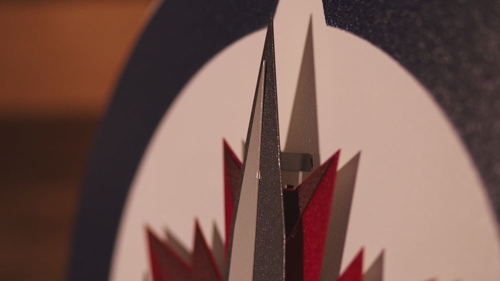 Winnipeg Jets 3D Vintage Metal Wall Art