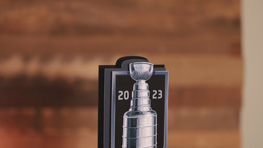 Vegas Golden Knights OFFICIAL 2023 Stanley Cup Winner 3D Metal Wall Art