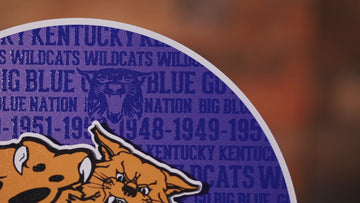 Kentucky Wildcats CRAFT SERIES 3D Embossed Metal Wall Art