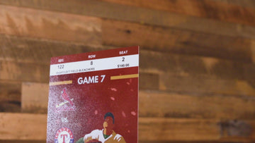 St. Louis Cardinals 2011 World Series Ticket Stub Single Layer Metal Wall Art
