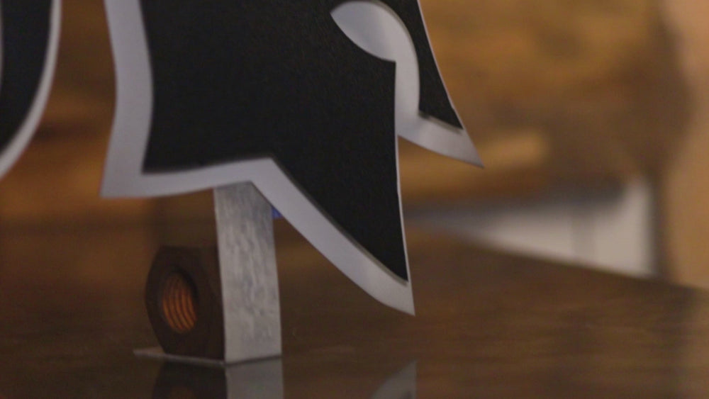 MONOCHROME - Michigan State "Spartan Helmet" 3D Vintage Metal Wall Art