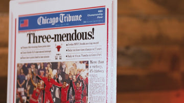 Chicago Tribune Bulls 1993 NBA FINALS Front Page - JUNE 21, 1993