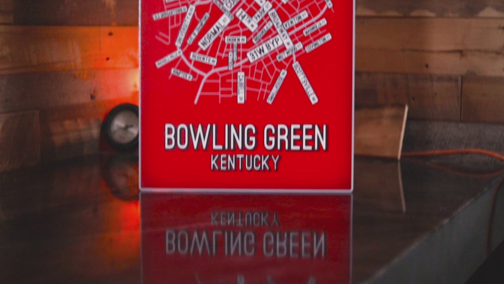 Bowling Green, Kentucky School Street Poster Single Layer Metal Wall Art
