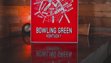 Bowling Green, Kentucky School Street Poster Single Layer Metal Wall Art