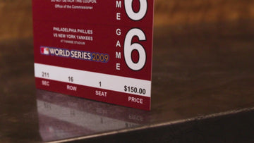 New York Yankees 2009 World Series Ticket Stub Single Layer Metal Wall Art