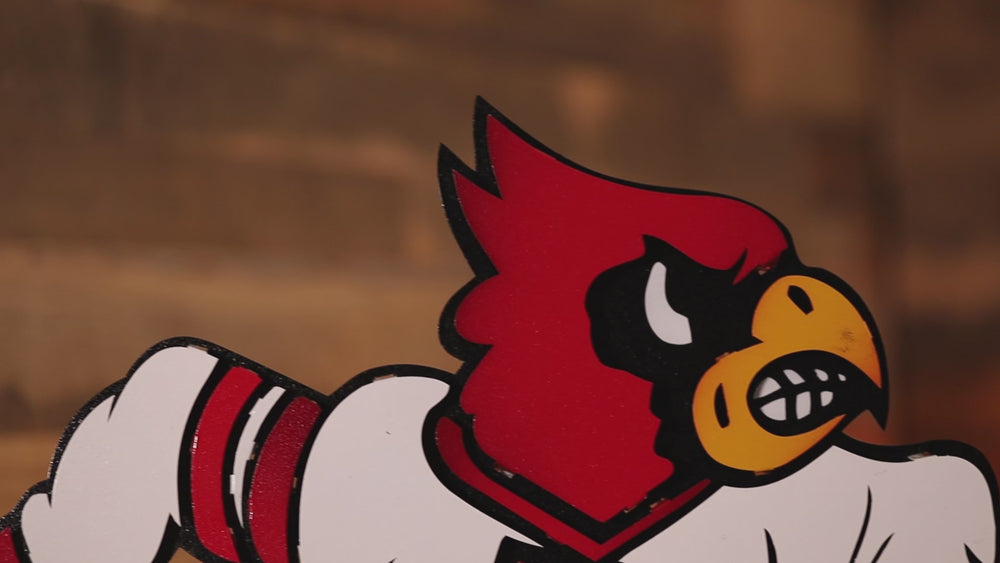 Louisville Cardinals VAULT "1978" 3D Vintage Metal Wall Art