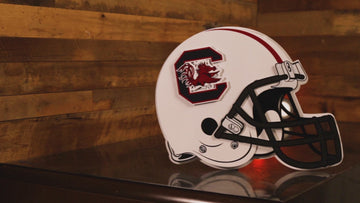 South Carolina Gamecocks BLITZ COLLECTION - 8 LAYER Helmet 3D Metal Wall Art