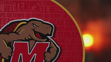 Maryland Terrapins CRAFT SERIES 3D Embossed Metal Wall Art