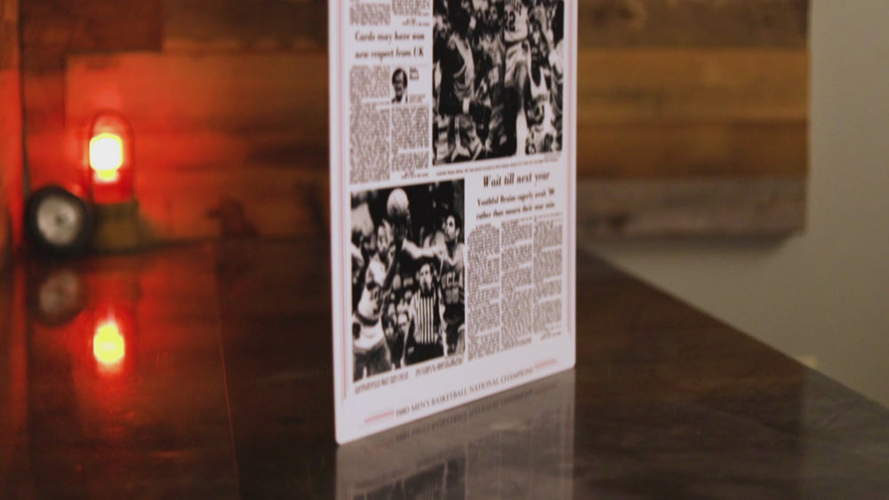 The Courier-Journal Louisville Cardinals 1980 Basketball National Champions Front Page - MAR 25, 1980