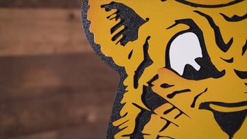 Missouri Tigers VAULT Tiger 3D Vintage Metal Wall Art