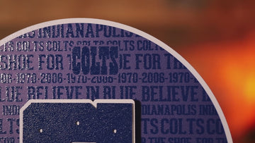 Indianapolis Colts CRAFT SERIES 3D Embossed Metal Wall Art