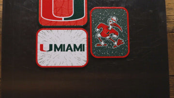 Miami Hurricanes - SET of 3 Magnets