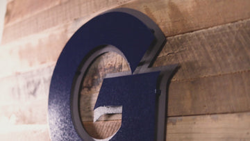 Georgetown Primary Logo 3D Metal Wall Art