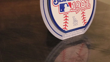 Los Angeles Dodgers 1981 World Series "Double Play" On the Shelf or on the Wall Art