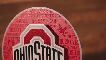 Ohio State Buckeyes CRAFT SERIES 3D Embossed Metal Wall Art