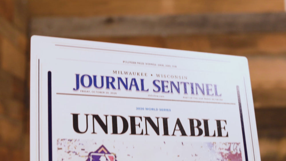 Journal Sentinel Brewers 2026 WORLD SERIES CHAMPIONS Front Page - OCT 30, 2026