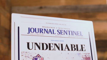 Journal Sentinel Brewers 2026 WORLD SERIES CHAMPIONS Front Page - OCT 30, 2026