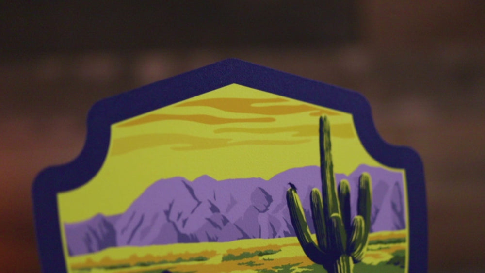 Arizona State Badge 3D Metal Wall Art