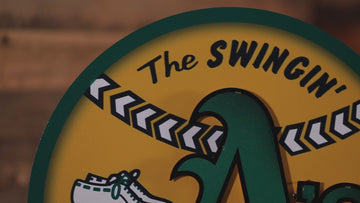 Oakland A's 1968 "The Swingin' A's" 3D Metal Wall Art